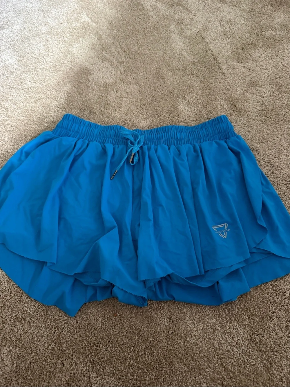 Women’s Athletic Layered Skort Shorts - Blue